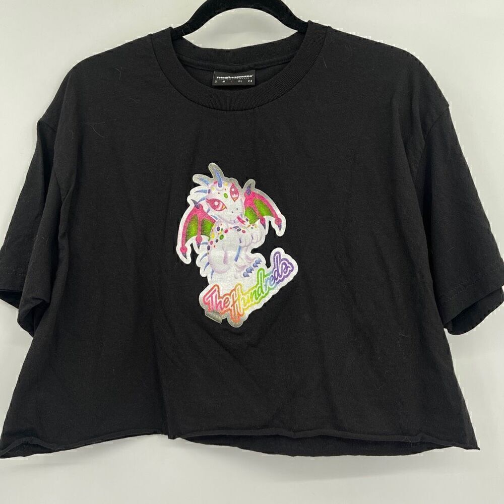 The Hundreds Chupacabra Cropped T-Shirt Black